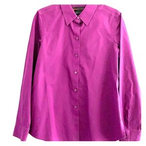 Purple button down shirt